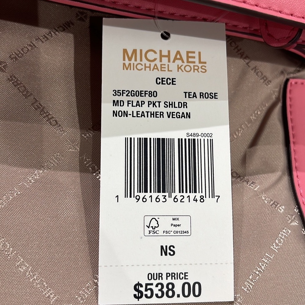 MICHAEL KORS
Cece Medium Faux Leather PKT Shoulder Satchel Crossbody Bag
NWT - Picture 10 of 16